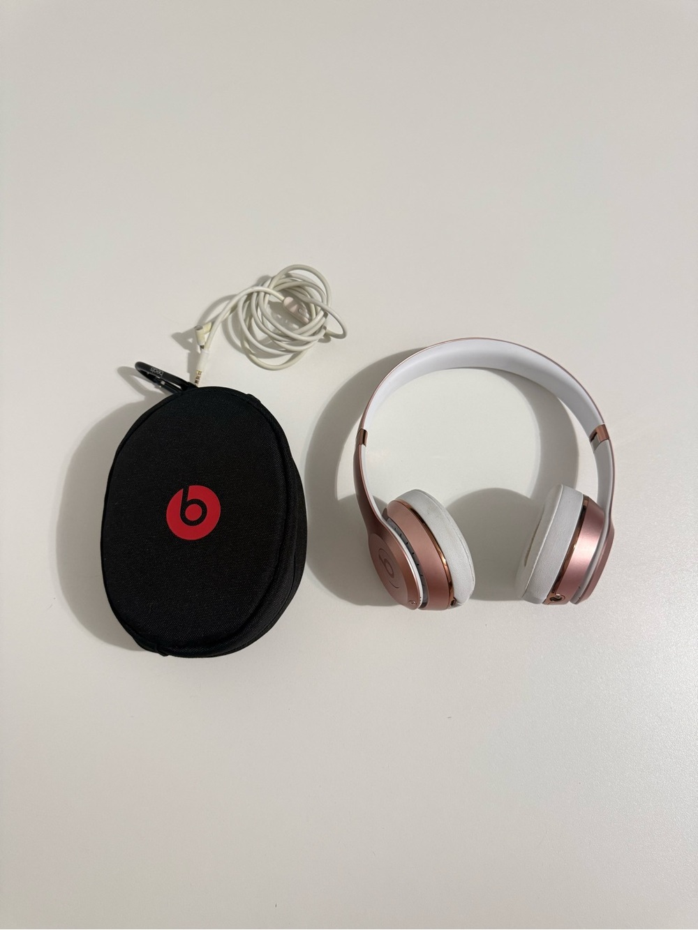 Beats by Dre Over-Ear Headphones - Rose Gold and White